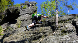horolezení Via ferrata